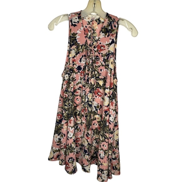 Olivaceous Floral Dress - Picture 1 of 7